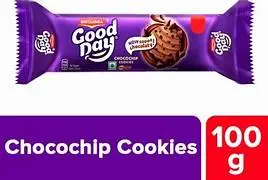 Bratannia good Day Chocochip  cookies (Pack of 4) 100g.webp