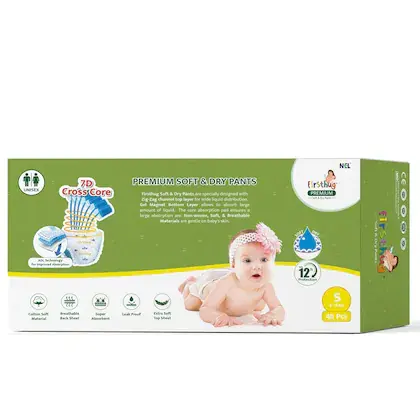 Firsthug Premium Care Baby Diaper Pants 12-Hour Absorption Double-Layer Protection  Wetness Indicator2.webp