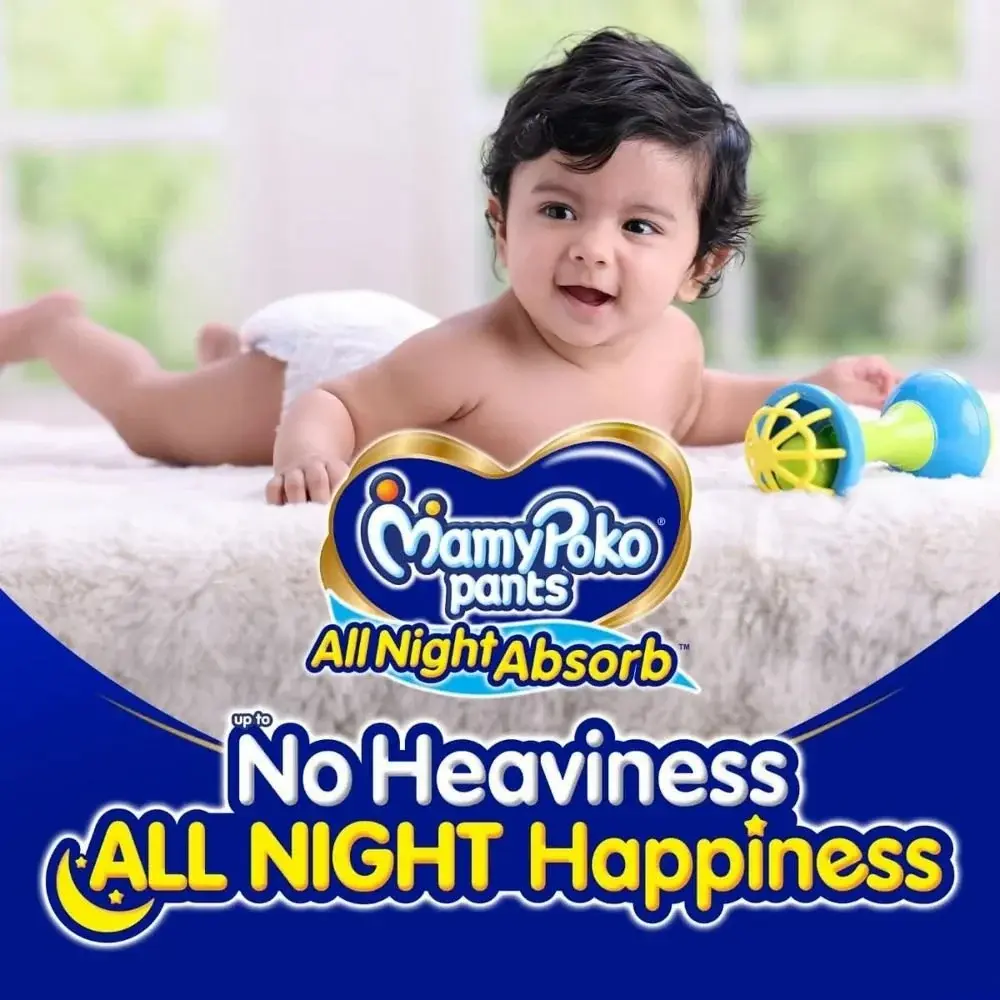 MamyPoko Pants Standard All Night NB64 Baby Diapers 3.webp