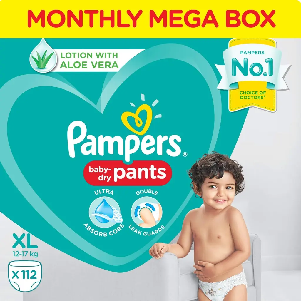 Pampers All Round Protection Diaper Pants Extra Large (XL) 112 1.webp