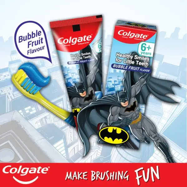 Colgate Batman Bubble Fruit Flavor Kids Toothpaste1.webp