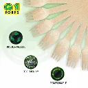G 1 Beige Wooden Bio-degradable Disposable Wooden Forks 16 cm (100 pcs)2.webp