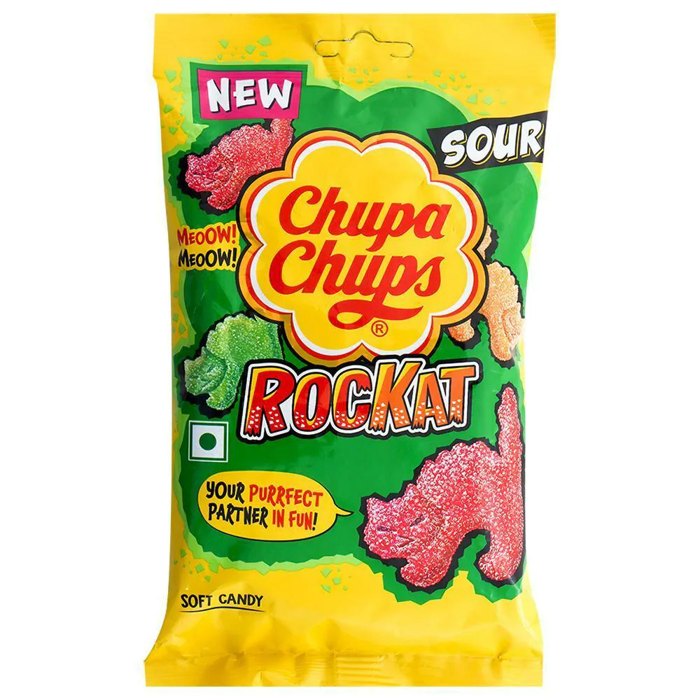 Perfetti Chupa chups sour Rockat soft candy 