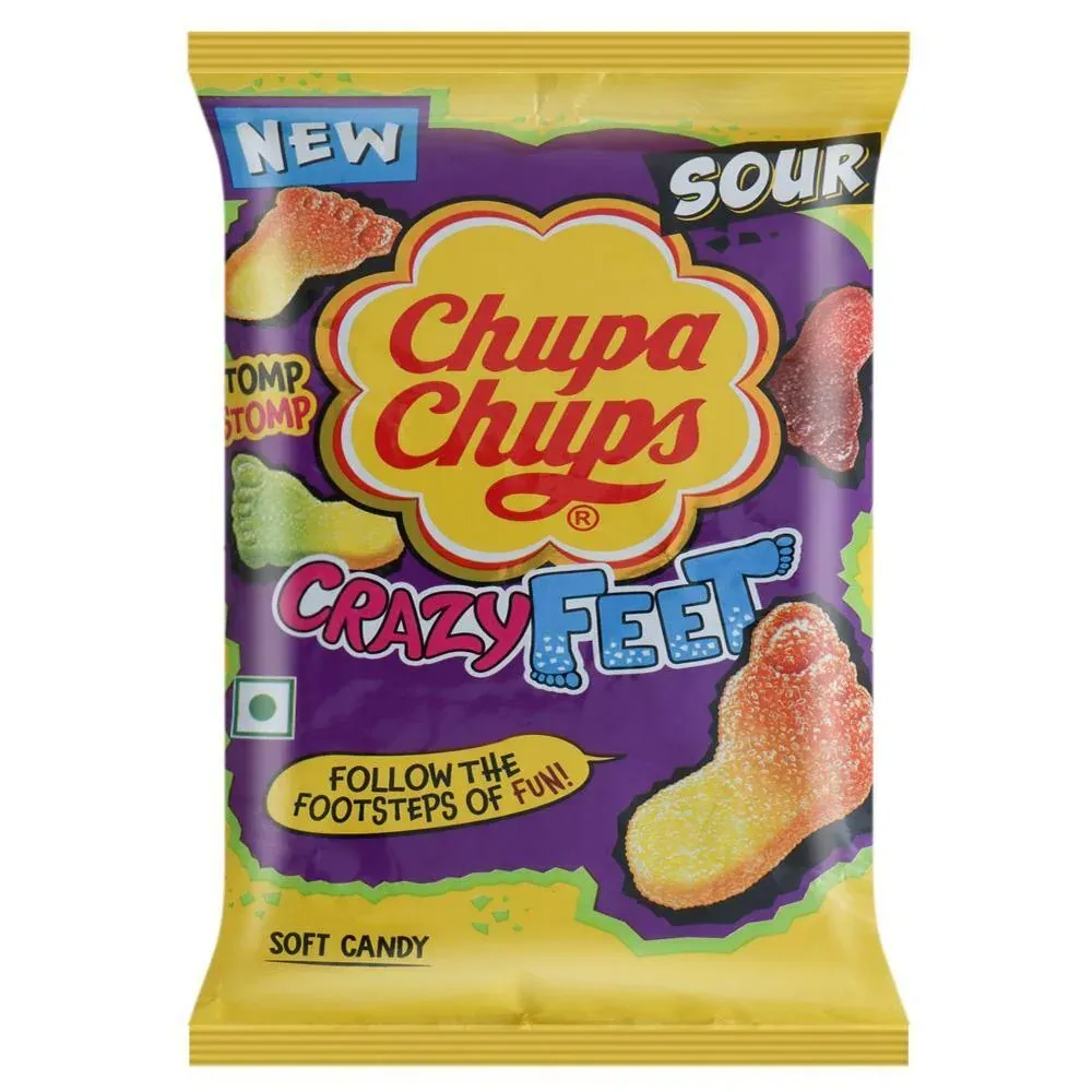 Perfetti Chupa chups crazy feet  soft candy 