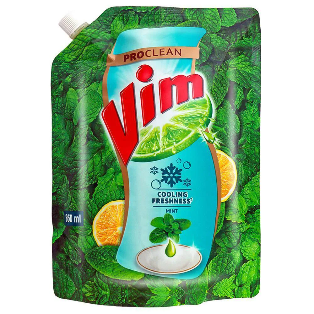 Vim Proclean Mint Dishwash Liquid 