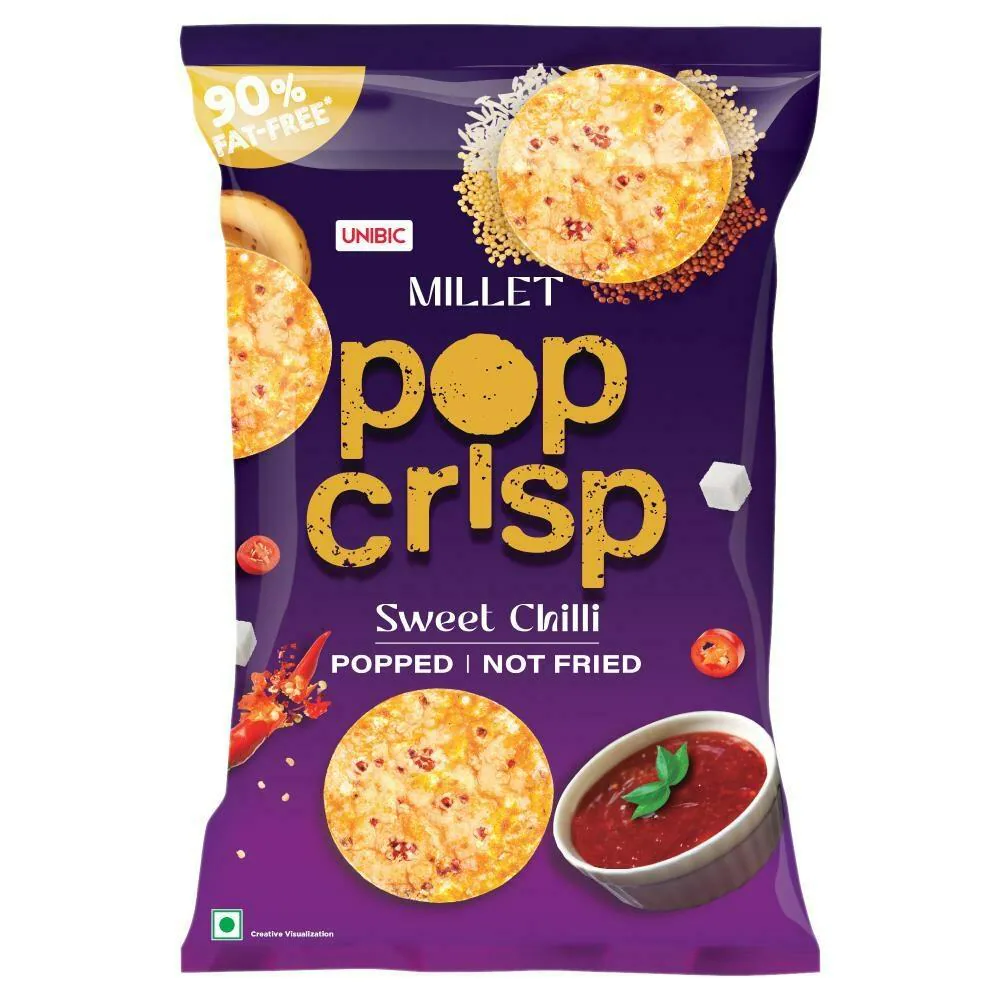 Unibic Millet Pop Crisp Sweet Chilli