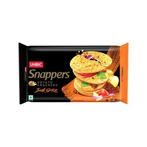 Unibic Snappers potato Crackers Indi Spice