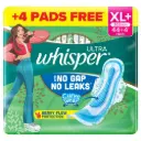 Whisper Ultra Hygiene and Comfort Sanitary Napkins with Soft Wings 