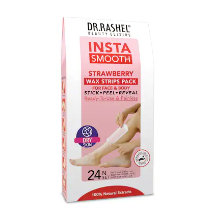 DR.RASHEL Insta Smooth White Chocolate Wax Strips Painless