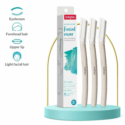 Sirona Blink & Glow Facial Razor for Face
