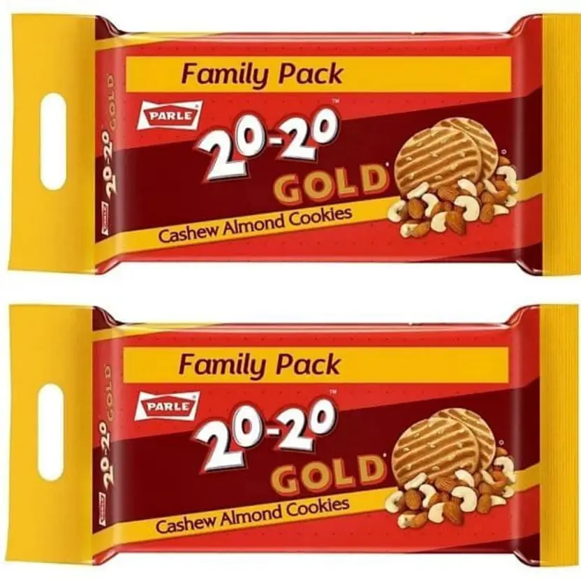 Parle 20-20 Gold Cashew Almond Biscuit