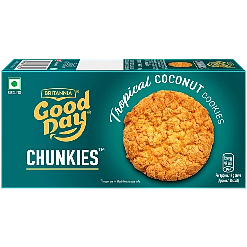 Britania Gooday Chunkies Tropical Coconut Cookies
