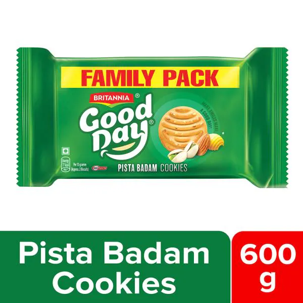 Good day pista Badam Biscuits (Family Pack)
