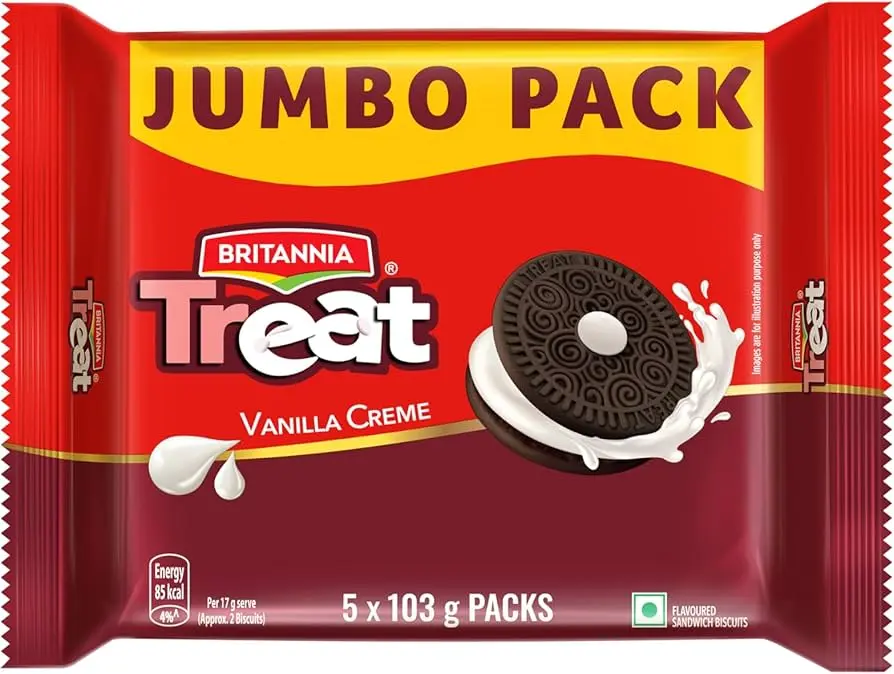 Britannia vanilla crème biscuits