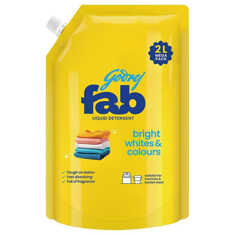 Godrej FAB Bright Whites & Colours Liquid Detergent  