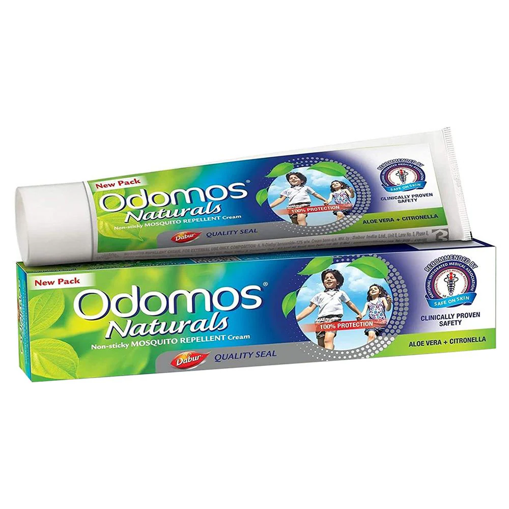 Odomos Naturals Non-sticky Mosquito Repellent Cream 