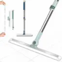 Madric Magic Broom Sweeper with Extendable Handle, Silicone Wipers 
