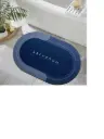 Poloman Soft Anti Slip Polyester Bathroom Mat 