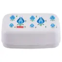 Polyset Flora Printed Plastic Soap Case 