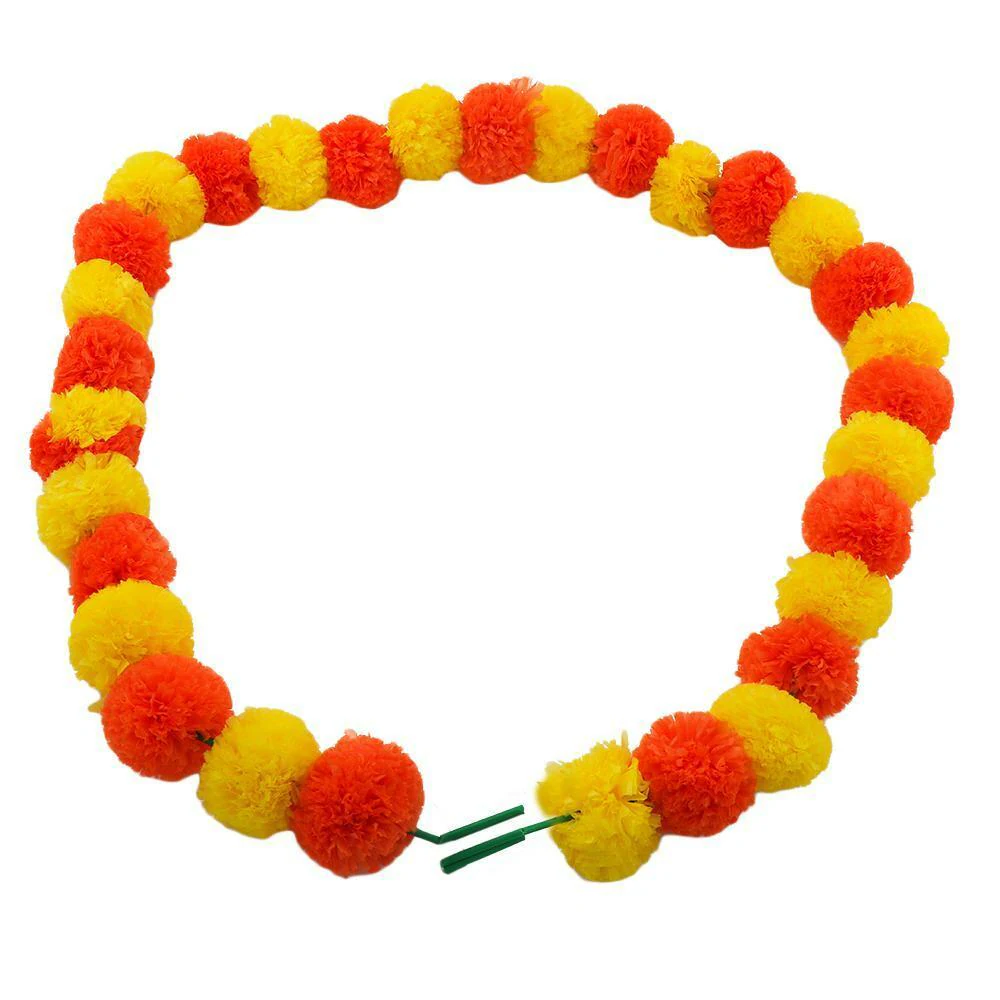 Flower Toran Two Colour Orange Yellow 