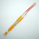 Pujanpujari Yellow Colour Pearl Beads Moti Mala 