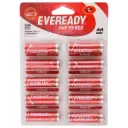Eveready Red 1015 AA Carbon Zinc Batteries  