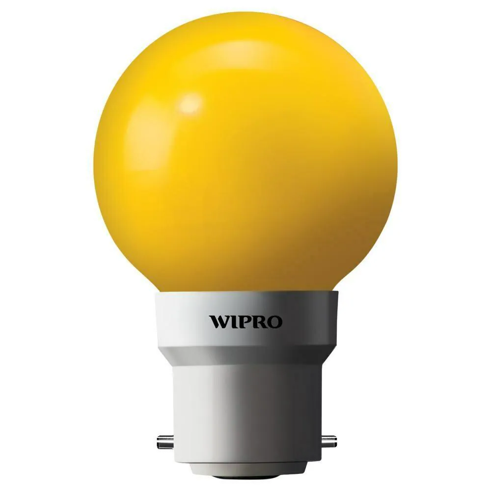 Wipro Yellow LED Bulb 