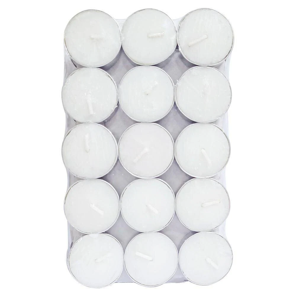 Home One Big White Tealight Candles  