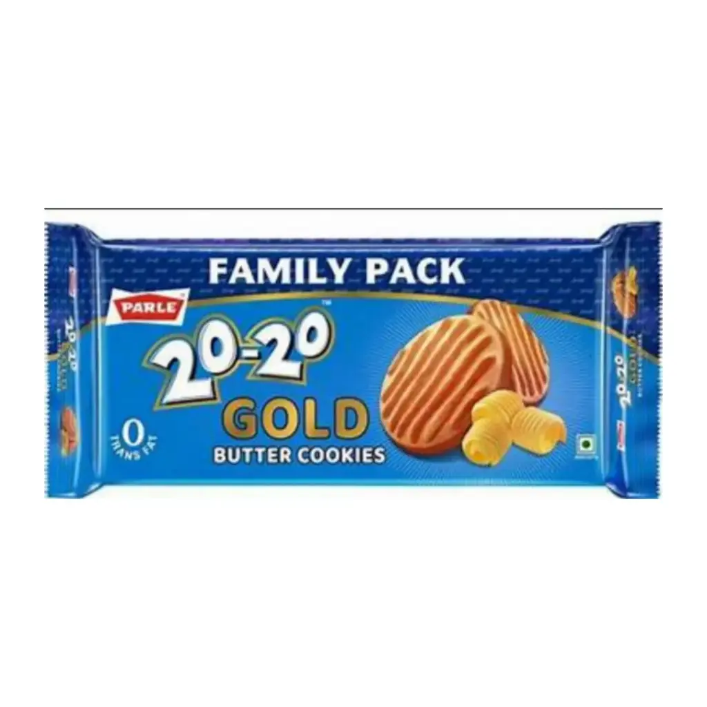 Parle 20-20 Gold Butter Cookies (Family Pack)