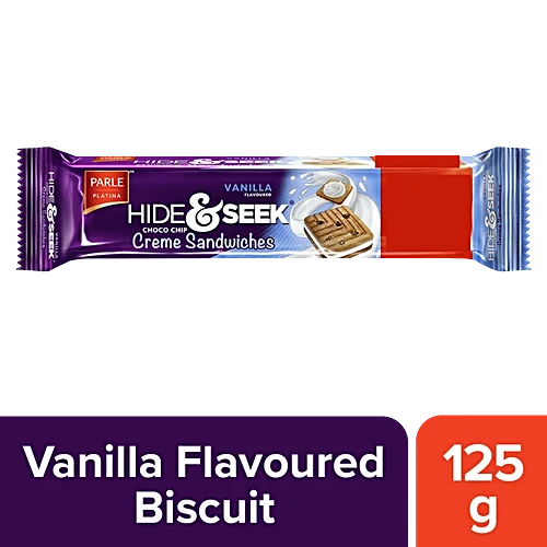 Parle Hide & Seek Choco Chip vanilla Crème Sandwiches