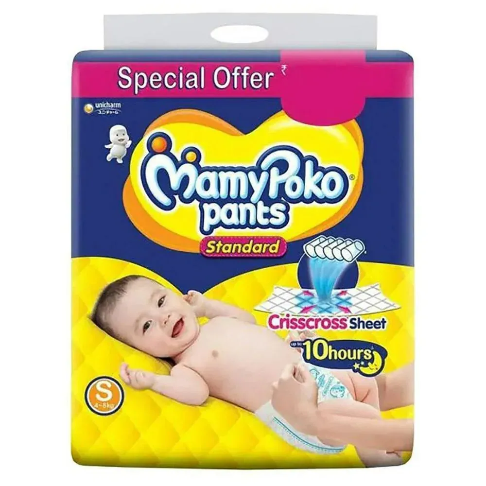 MamyPoko Pants Standard All Night S60 |Baby Diapers 
