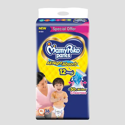 MamyPoko Pants Standard All Night XL36 |Baby Diapers 