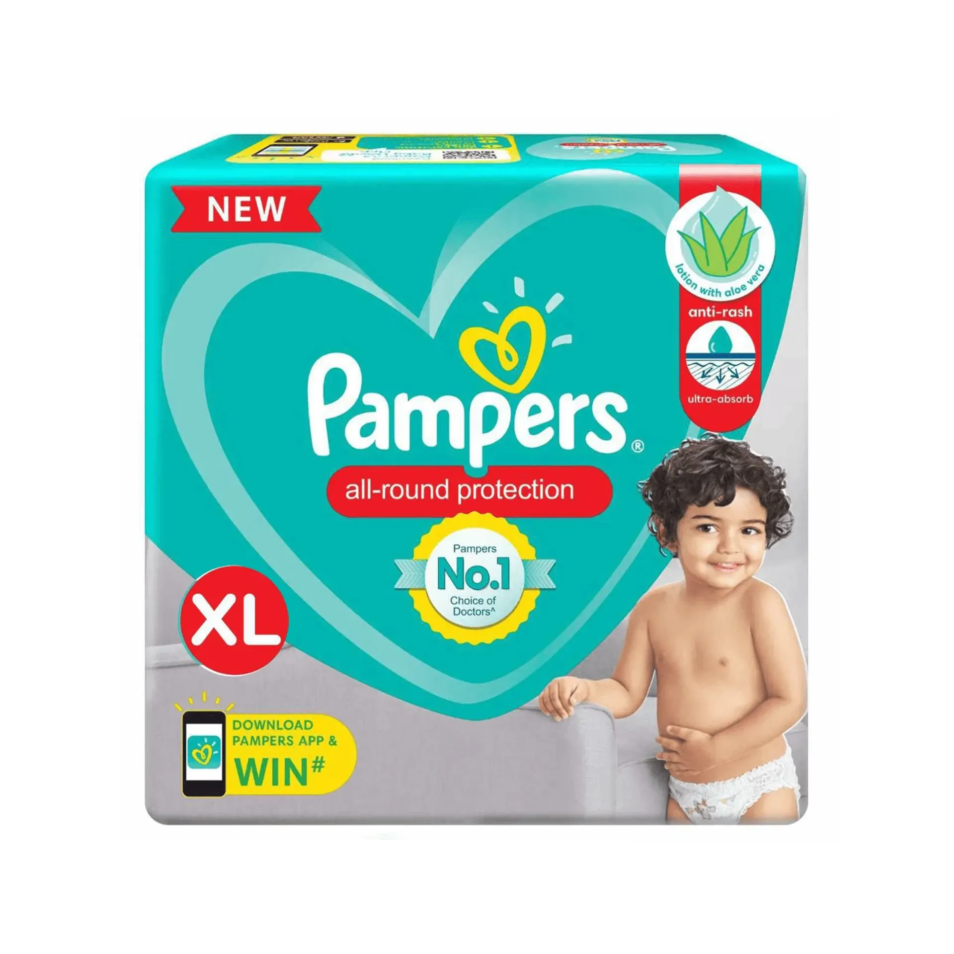 Pampers All Round Protection Diaper Pants | Extra Large (XL)