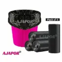 AJAPOR - 120 pcs Garbage Bags (Medium) Size 48 x 56 cm  
