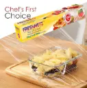 Freshmetz 100mtr Biodegradable Cling Film Roll for Food Wrapping and Storing 