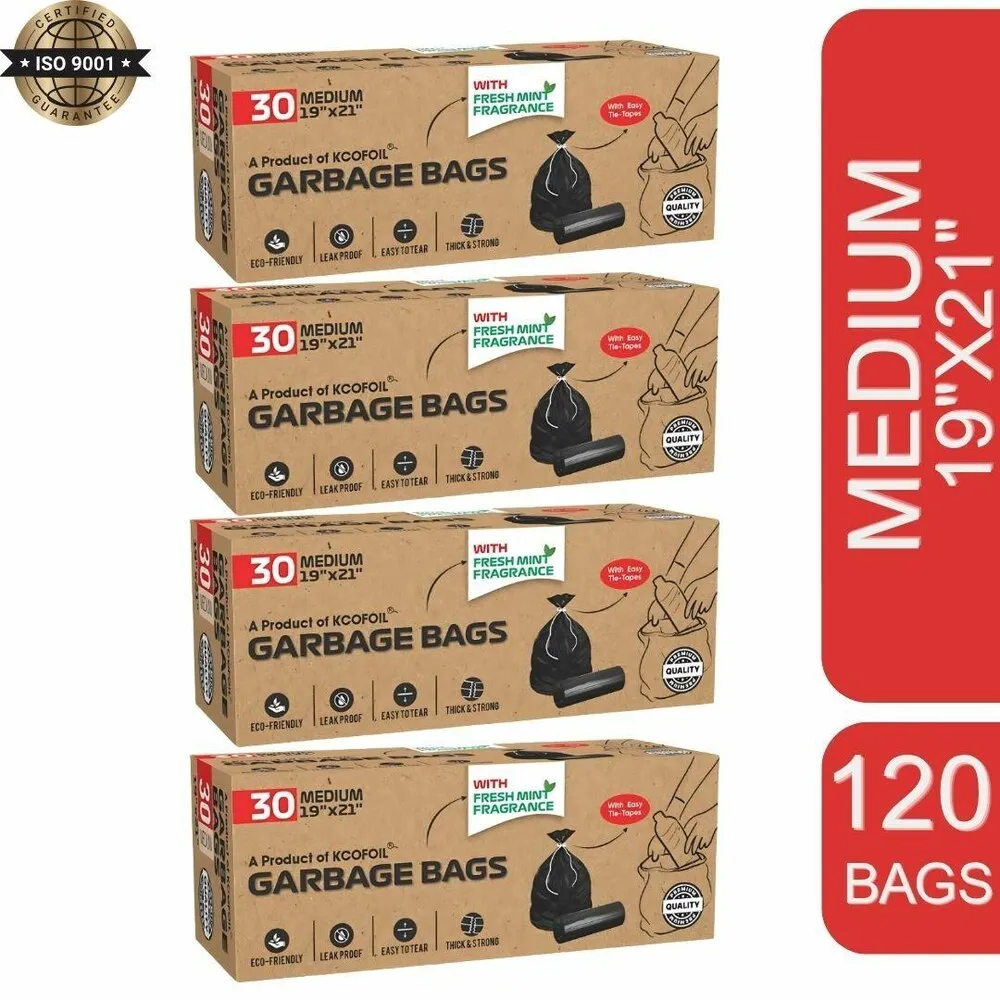 Kcofoil Medium 19"x21" Leak Proof, Thick & Strong | For both dry & Wet waste 