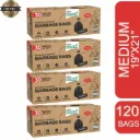 Kcofoil Medium 19"x21" Leak Proof, Thick & Strong | For both dry & Wet waste 