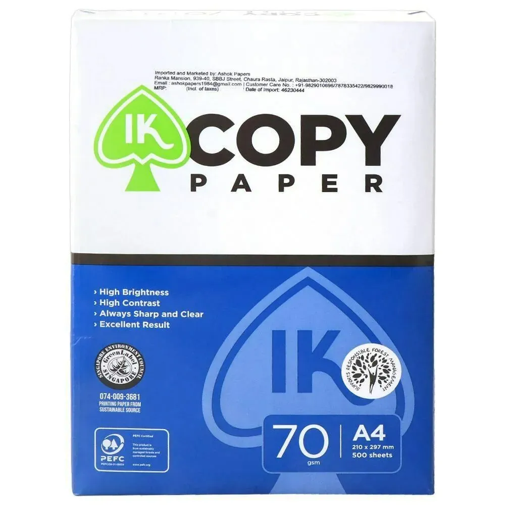 IK Supremo A4 Copy Paper 500 Sheets