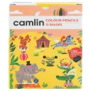 Camlin Assorted Wooden Colour Pencils With Free Sharpener