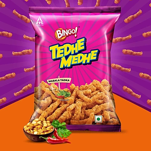 Bingo! Masala Tadka Tedhe Medhe Chips