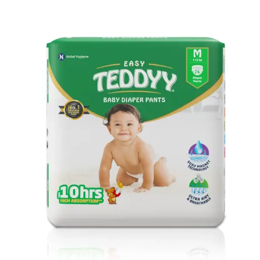 Teddyy Medium Baby Easy Pant Diapers